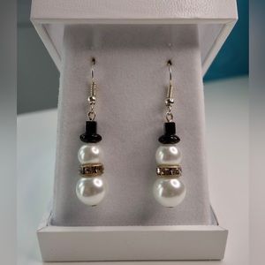Handcrafted Snowmen Earrings
